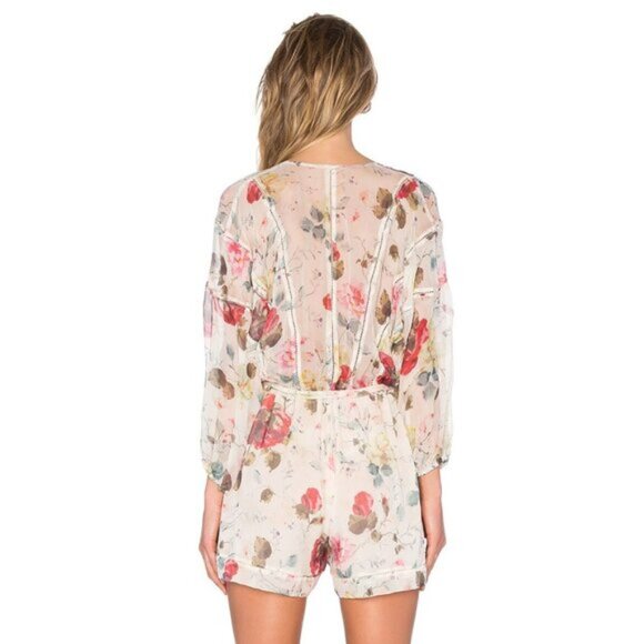 Zimmermann Mischief Ladder Playsuit Romper Size 1 Small b71E - Picture 9 of 11